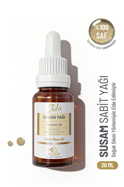 Tala Susam Yağı %100 Saf Ve Doğal Soğuk Sıkım 20 Ml