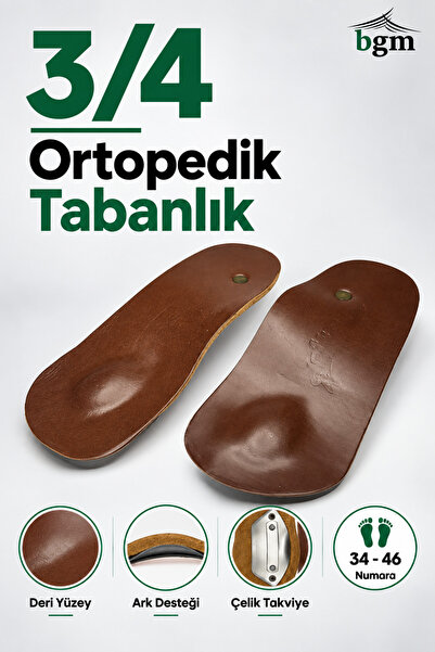 bgm Ark Takviyeli Çelik Taban Düz Taban İçe Basma Destekli Çelik Ayakkabı Tab...