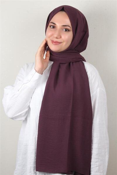 Eşarppark Qoza Cazz Şal 1489-4 Mürdüm