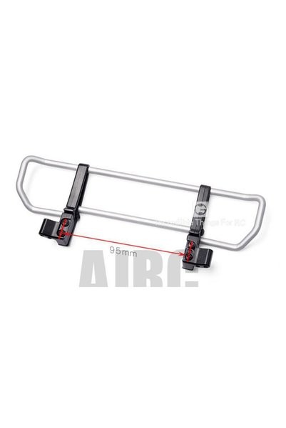 Choice Bumper (silver) Grc Wilderness Metal Front Bumper/bumper Mount #castin...