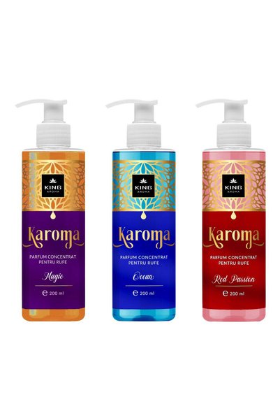Karoma Set 3 Parfumuri concentrate pentru rufe - Magic, Ocean, Red Passion 3 ...