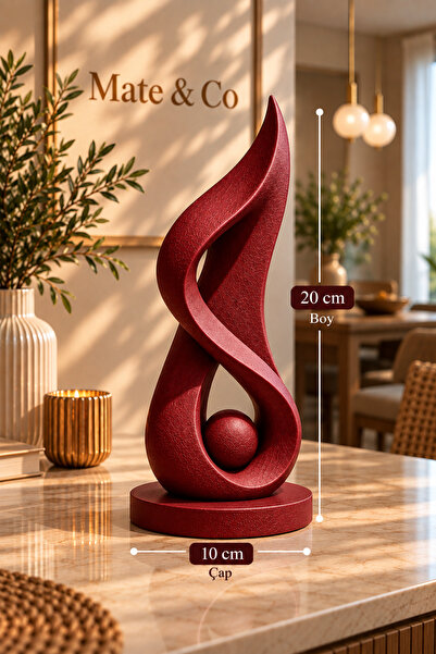 Dekoratif Modern Biblo – Şık Salon ve Masaüstü Süsü 20x10 cm