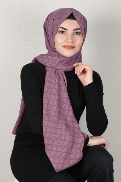 PİRAMİT Alya Fresh Şal 2527-20 Gül Kurusu