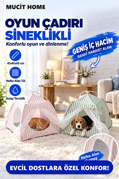 mucit home Sineklikli Oyun Çadırı Dinlenme Çadırı Eğlenceli Oyun Saklambaç Ça...