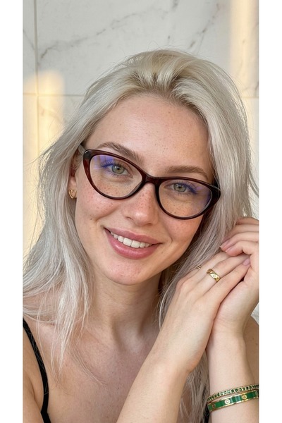 funeyes Carat Cat Eye Brown Carat 46 Frame Small Cat Eye Glasses Popular Glasses