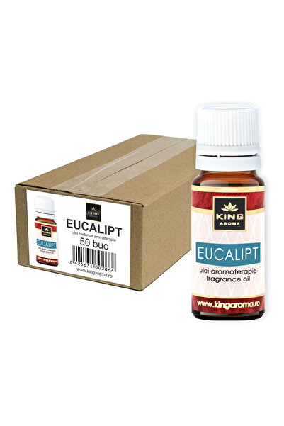 KingAroma Pachet 50 uleiuri parfumate aromaterapie KING Aroma EUCALIPT, 10 ml