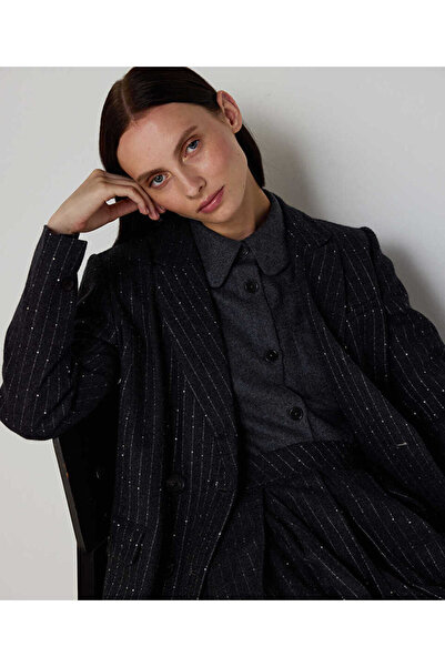 Machka METALİK İPLİKLİ KRUVAZE BLAZER
