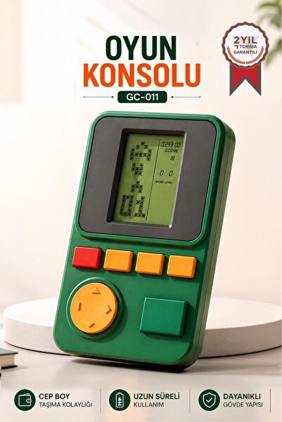 Torima Oyun Kolu Atari Joystick Tetris Gameboy GC011 Yeşil