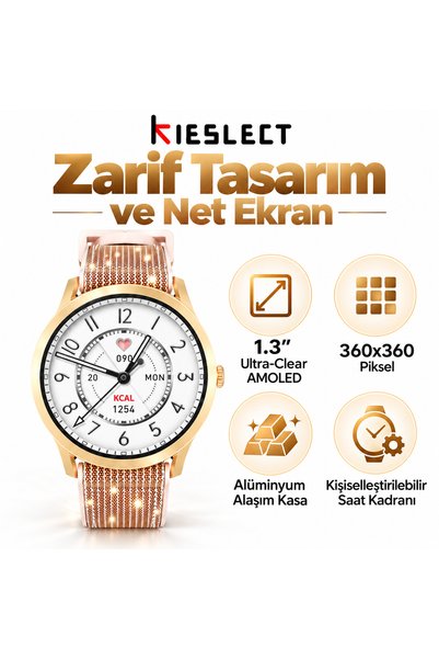 Kieslect Lora Gold Sesli Asistan Ve Arama Özellikli Akıllı