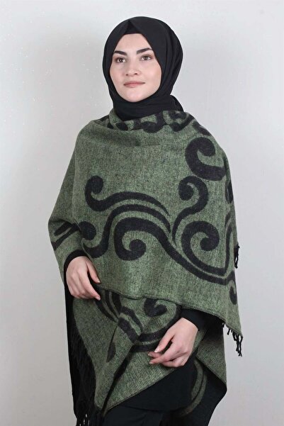 Eşarppark Armürlü Panço 509-0024-178 Fıstık Yeşili