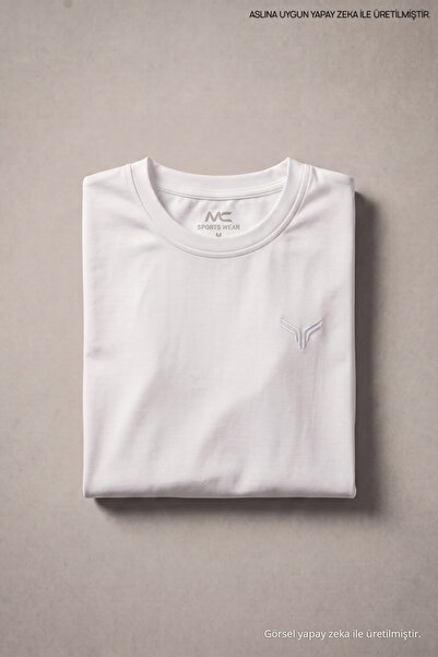 Maccali Ανδρικό μπλουζάκι Trend Crew Neck Basic Λευκό