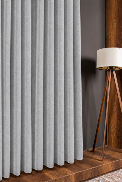Belvedere Natural Looking Heavy Flowing Linen Tulle-Grey