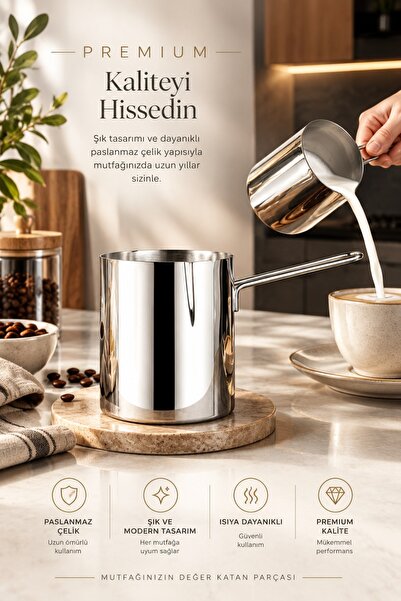 FALEZ Max Model 750 ml Milk Pot Coffee Pot
