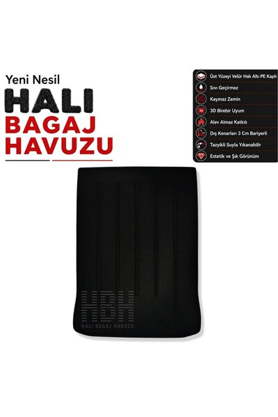 öz-iş Bmw 5 Serisi G30 Halı Bagaj Havuzu (2017 Sonrası)