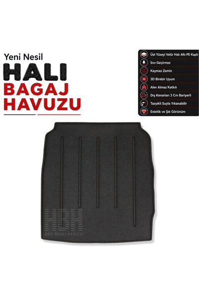 öz-iş Bmw 5 Sedan Halı Bagaj Havuzu F10 (2010-2017 Arası)