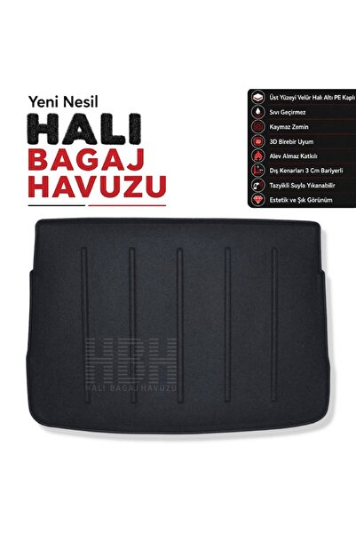 öz-iş Volkswagen Golf Vııı Üst Raf Halı Bagaj Havuzu (2021 Sonrası)
