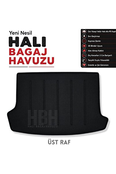 öz-iş Vw T-Roc Halı Bagaj Havuzu (2017-2025 Arası) (ÜST RAF)