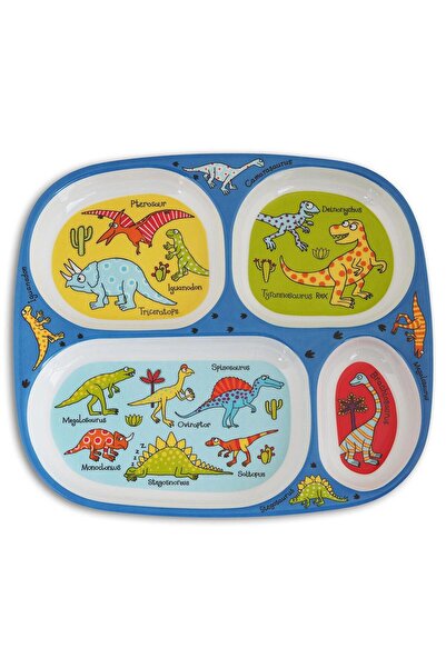 Tyrrell Katz Bebekler için Mini Bölmeli Tabak Dino