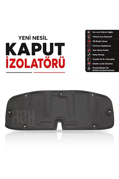Toyota Corolla Kaput İzolatörü (2007-2014 Arası)+KLİPS