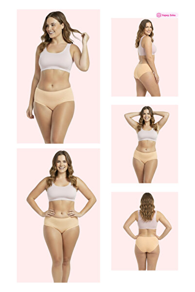 Newlilla 1007 Women's Mix 5-Piece Daily Bato Panties V17