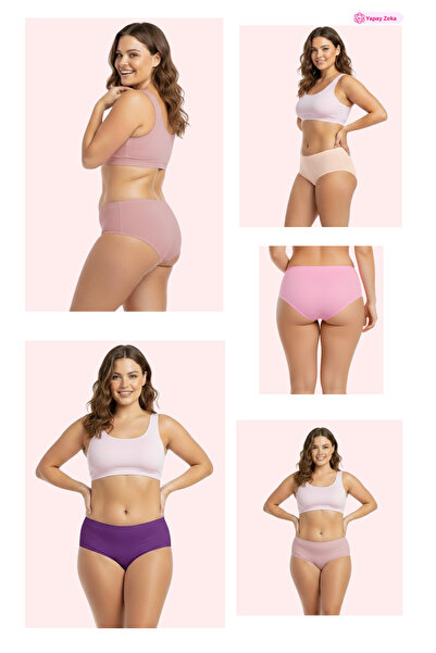 Newlilla 1007 Women's Mix 5-Piece Daily Bato Panties 1007-v8