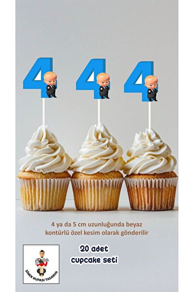 Sinek Kupası Tasarım Ornament tematic pentru cupcake cu scobitoare, tematică ...