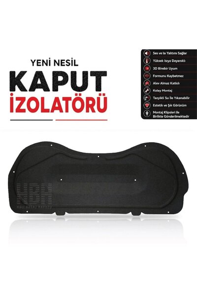 öz-iş Peugeot 208 Kaput Izolatörü (2021 Sonrası) Uyumlu+KLİPS