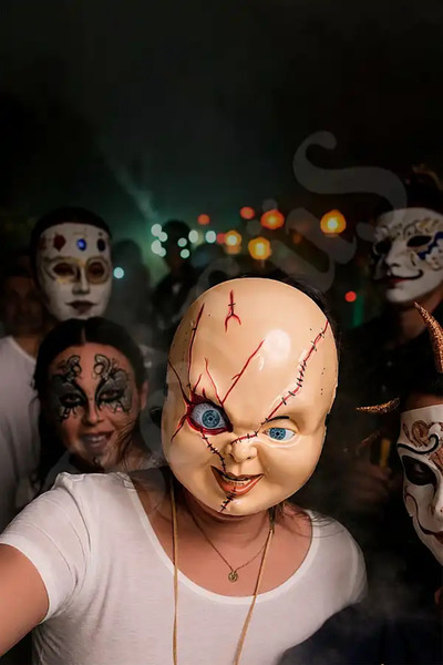 BeySüS Halloween Chucky Maske
