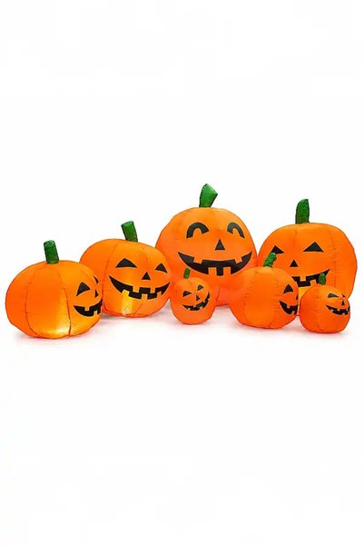 BeySüS Halloween Cadılar Bayramı Işıklı Şişme Kabak Ailesi