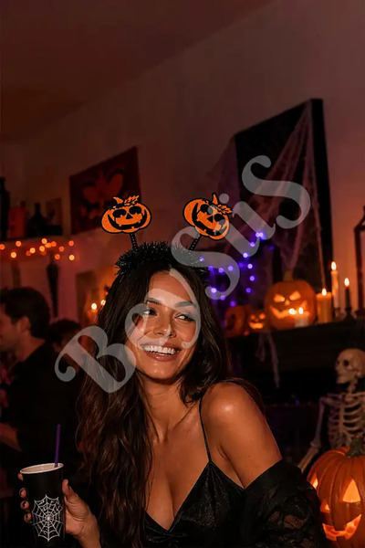 BeySüS Halloween Pumpkin Swinging Crown