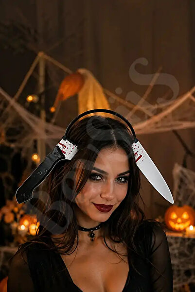 BeySüS Halloween Cadılar Bayramı Tac Bıçak Görünümlü