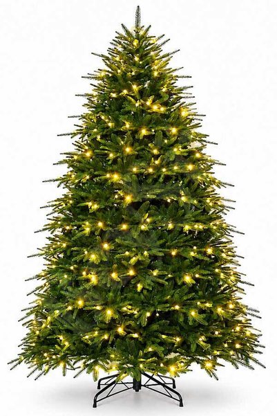 BeySüS Yılbaşı Çam Ağacı Kendinden Işıklı Lüks Seri 210 cm 2102 Dal Gravia 430
