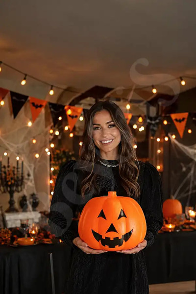 BeySüS Cadılar Bayramı Halloween Balkabağı Dekoratif 20 cm