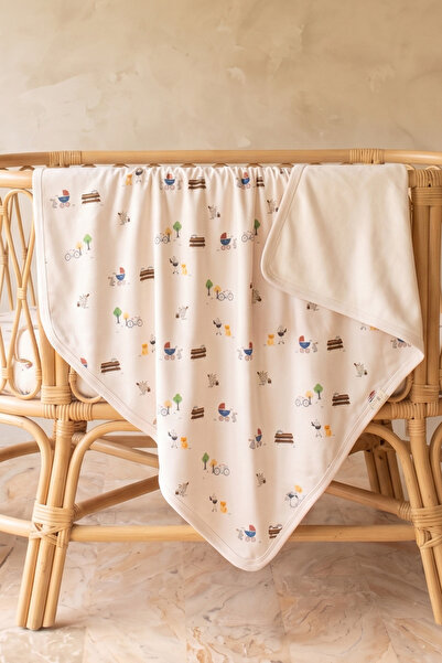 Rocha Baby Soft Cotton Baby Blanket - Unisex Newborn Blanket