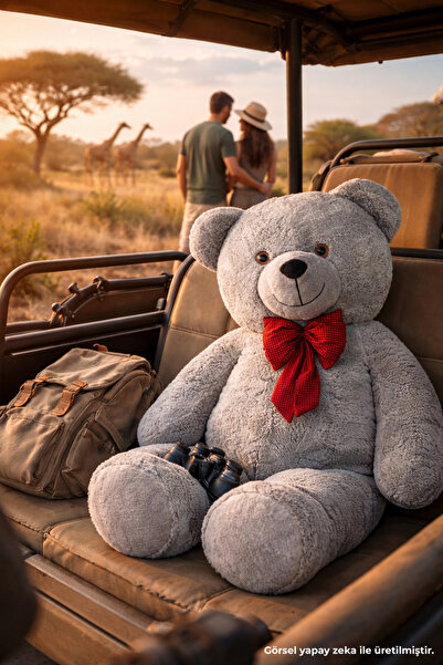 Pababo 160 cm Giant Plush Teddy Bear with Bow Tie – Ultra Large Hugging Gift Toy