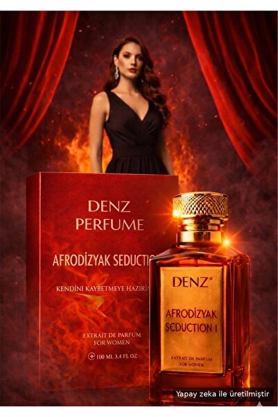 Denz Perfume SEDUCTION AFRO ETKİLİ KADIN PARFÜM AMBER MİSK SANDAL GERÇEK ÇEKİ...