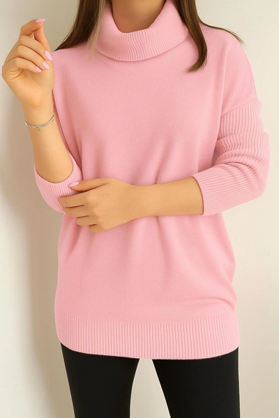 citycenterfashion Kadın Degaje Yaka Cepli Triko Kazak Cty-cnd-11369