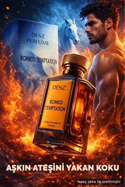 ROMEO ERKEK PARFÜM AŞKIN PARFÜMLENMİŞ HALİ %40 ESANS EXTRAİT KALİTE