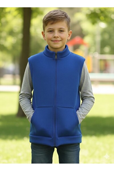 MASAL BEBE ÇOCUK Erkek Çocuk 3 Iplik Içi Polarlı Kanguru Cepli Mevsimlik Ve K...