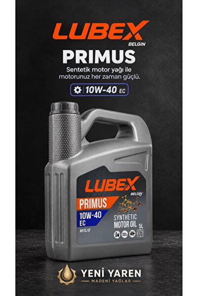 Lubex PRIMUS EC 10W40 5 Lt Sentetik Motor Yağı