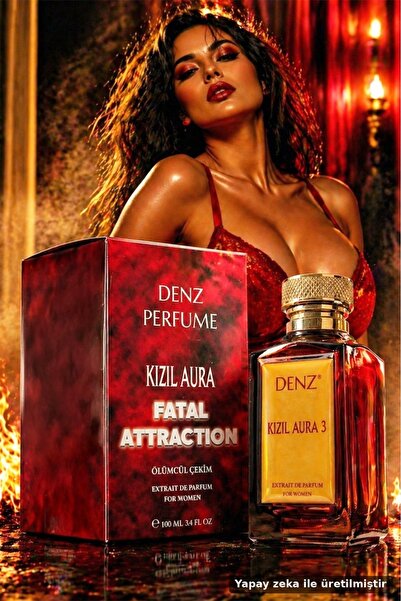Denz Perfume KIZIL AURA 3 FATAL ATTRACTİON KADIN PARFÜM BAŞTAN ÇIKARICILIĞIN ...