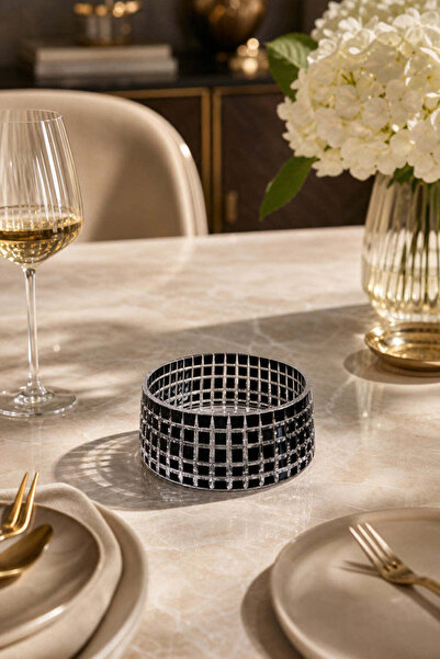 Kristal Market Luxury Cut Crystal Louis Pattern Presentation Bowl Handcrafted