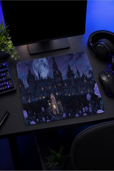 Moonlight Gothic Castle Mousepad 40x30 (3mm)