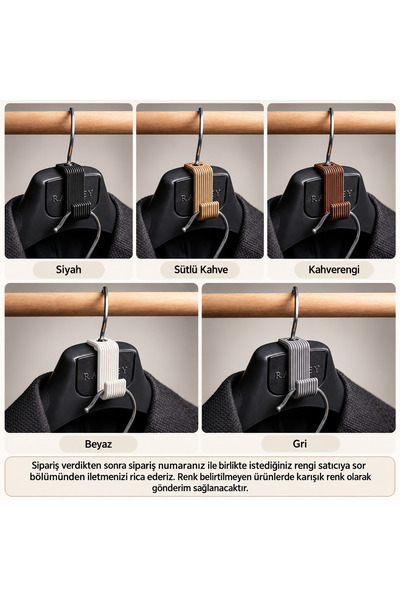 Lunera Accessories Elbise Askısı çoğaltıcı – 3D Baskı Portmanto Kancası & Ask...