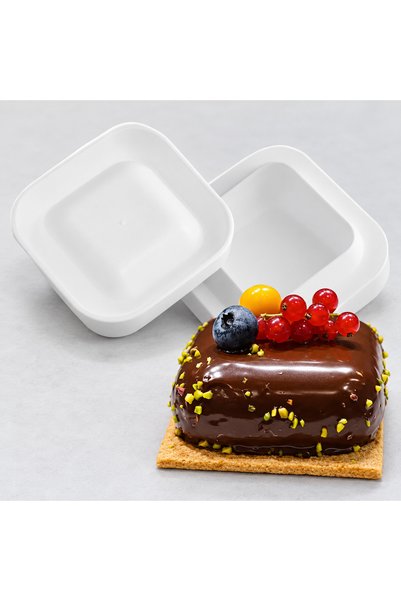 Fida Carnival Silicone Cake Mold Square - 2 Pieces