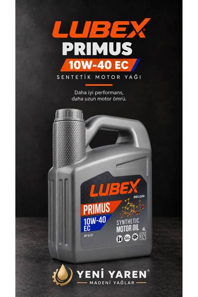 Lubex PRIMUS EC 10W40 4 Lt Motor Yağı
