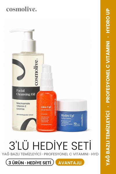 Cosmolive Niacinamide & Brightening Ascorbic Ferulic & Saat Types Mother's Da...