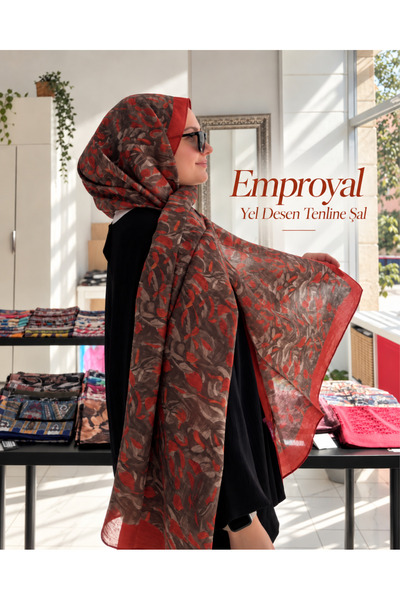 Emproyal Yel Pattern Tenline Shawl