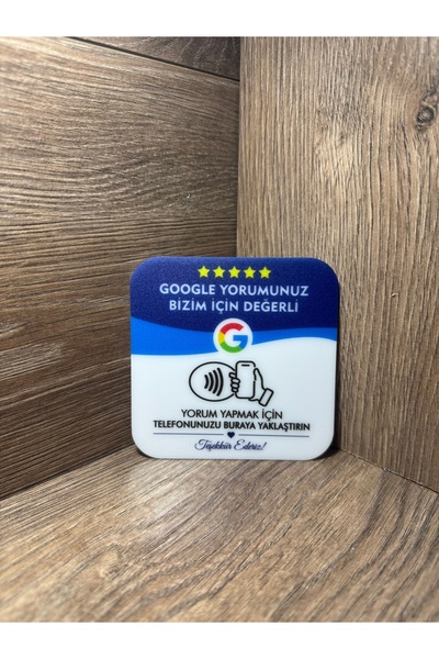 Genel Markalar Google Yorum Kartı (NFC)