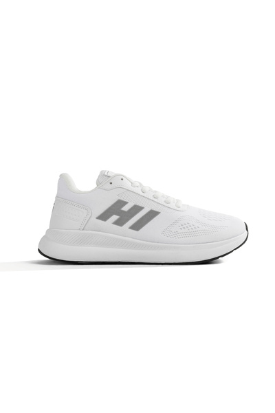 Tonny Black Unisex Beyaz Beyaz Rahat Kalıp Hafif Esnek Şeritli Sneaker